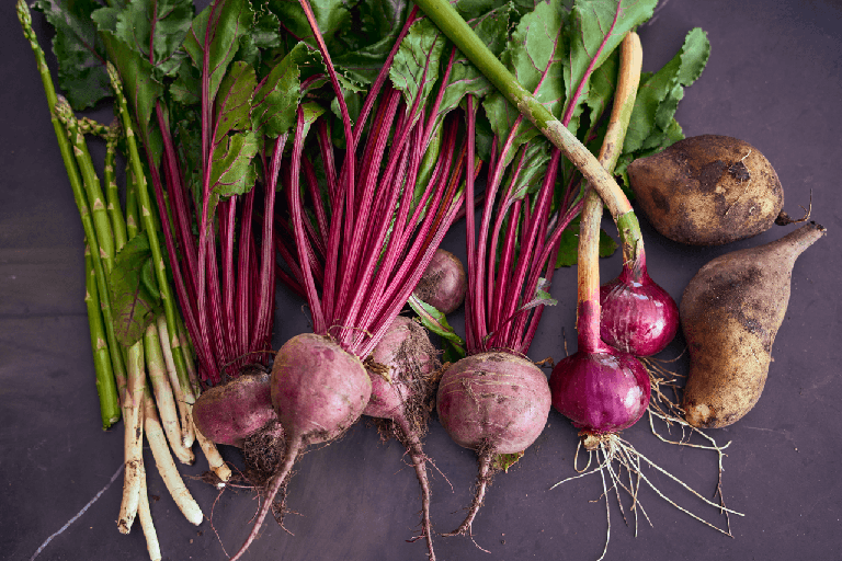 Frutas y verduras frescas Círculo Virtuoso