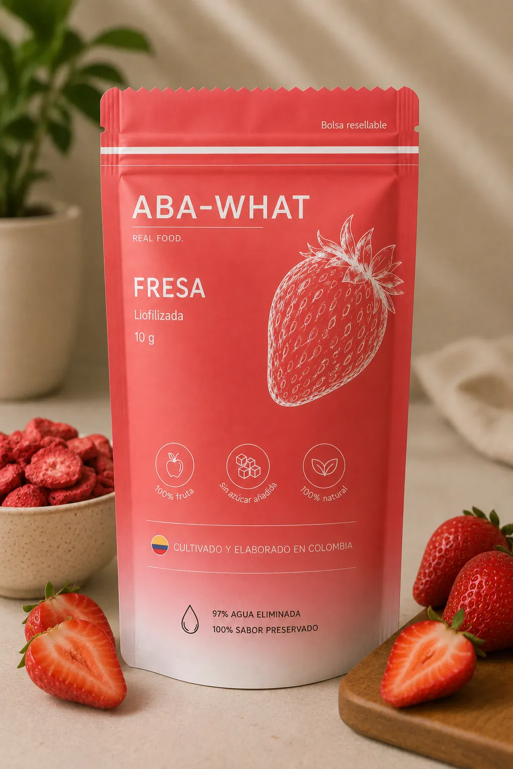 Aba-what Fresa liofilizada